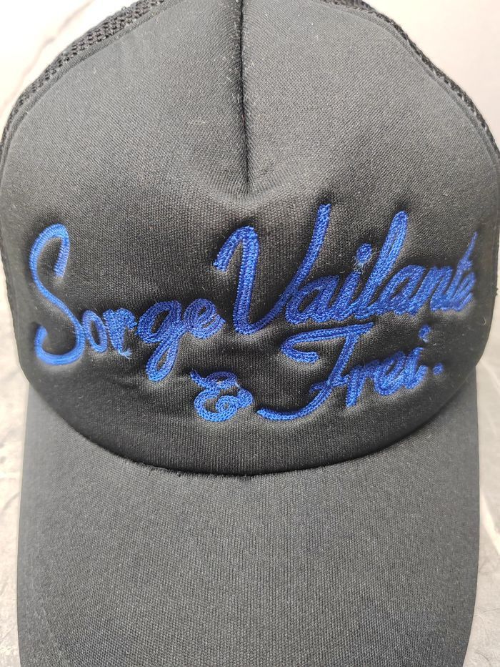 Japanese Brand Vintage Maison Gilfy Sorge Vailante & Trei Trucker Hat Cap Size ONE SIZE - 3 Thumbnail