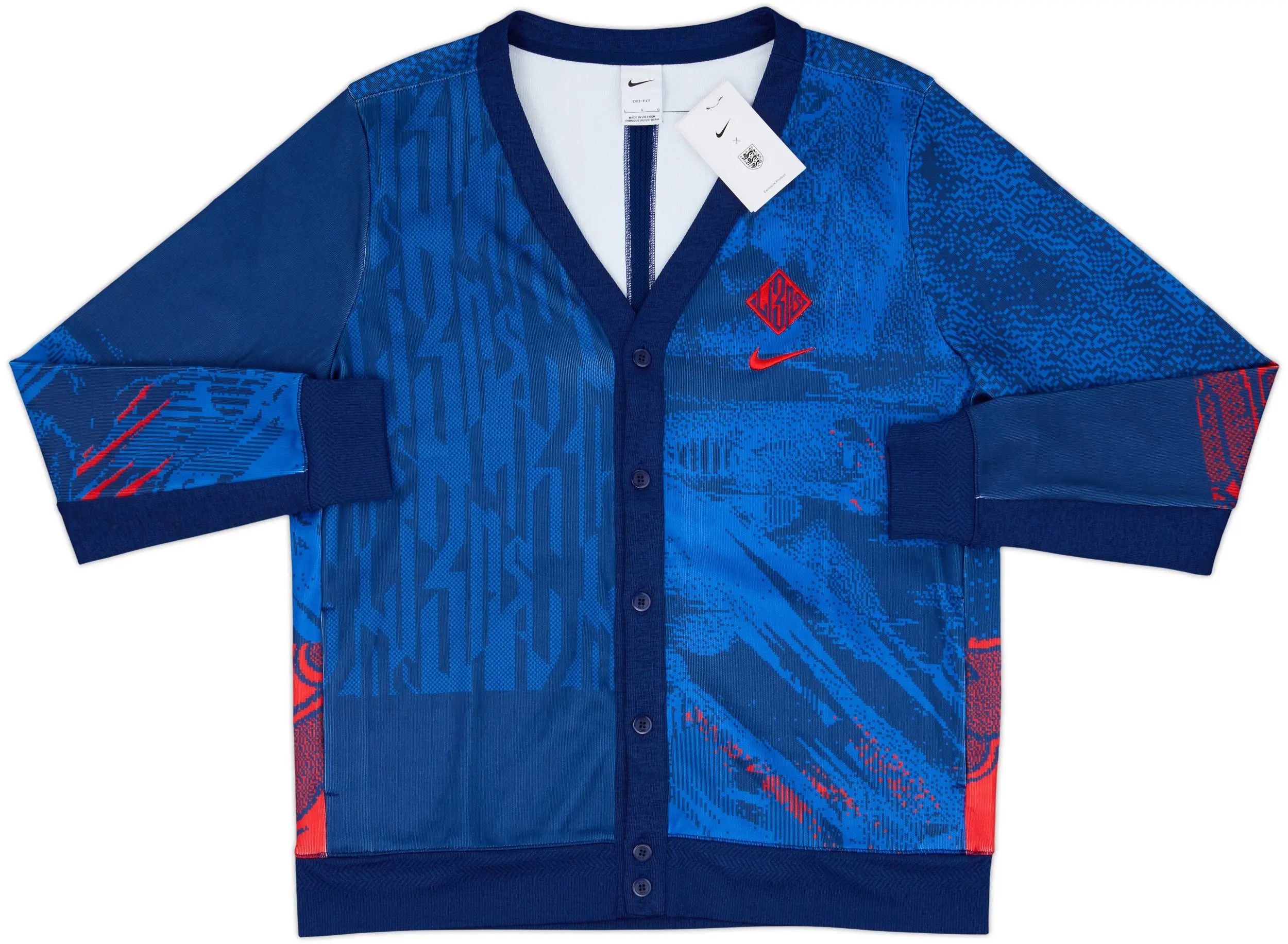 Nike Nike Dri-FIT Cardigan England Soccer Mens Large World Cup Size US L / EU 52-54 / 3 - 1 Thumbnail