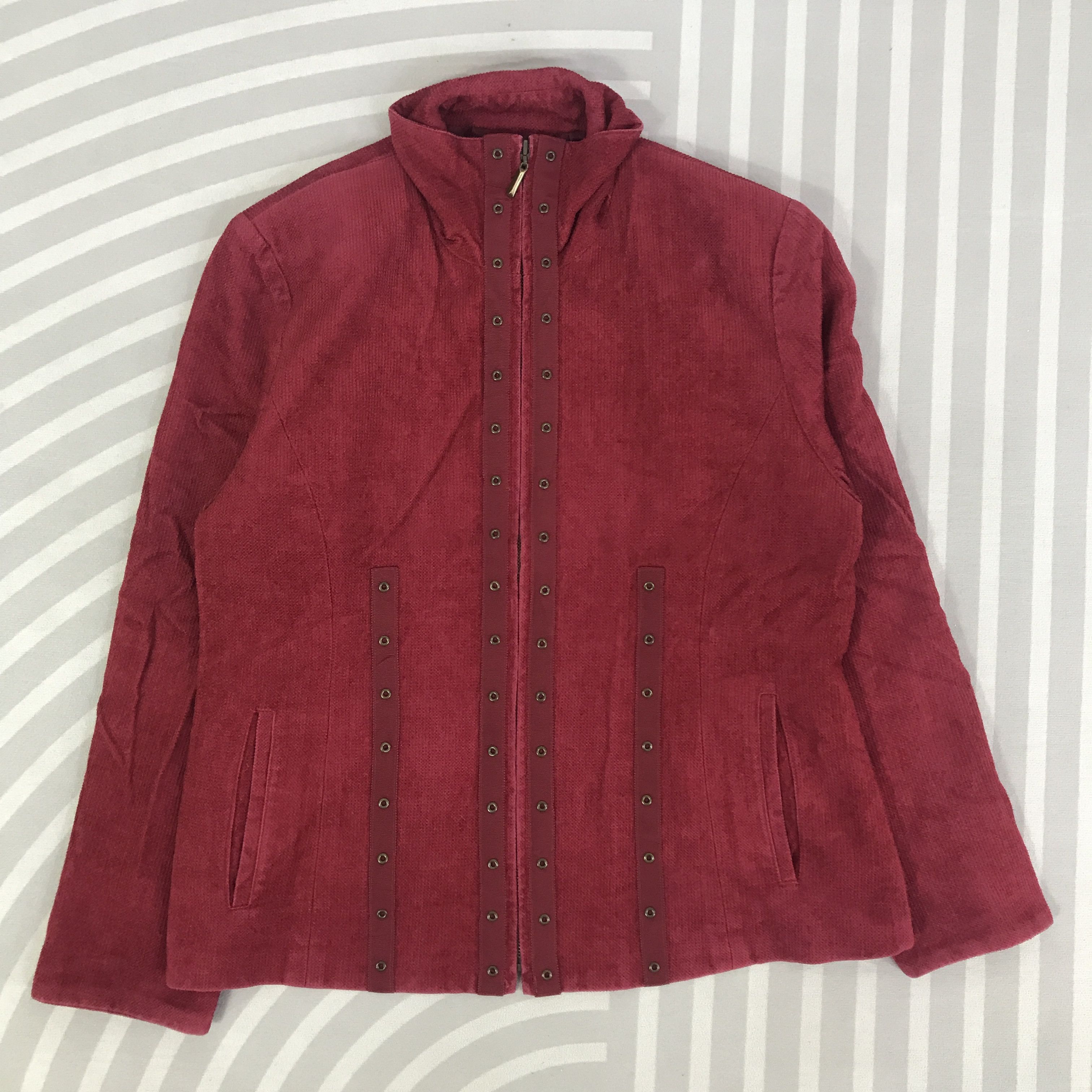 Japanese Brand Vintage Japanese style punk red Woman Jacket K88B15 Size US S / EU 44-46 / 1 - 1 Thumbnail