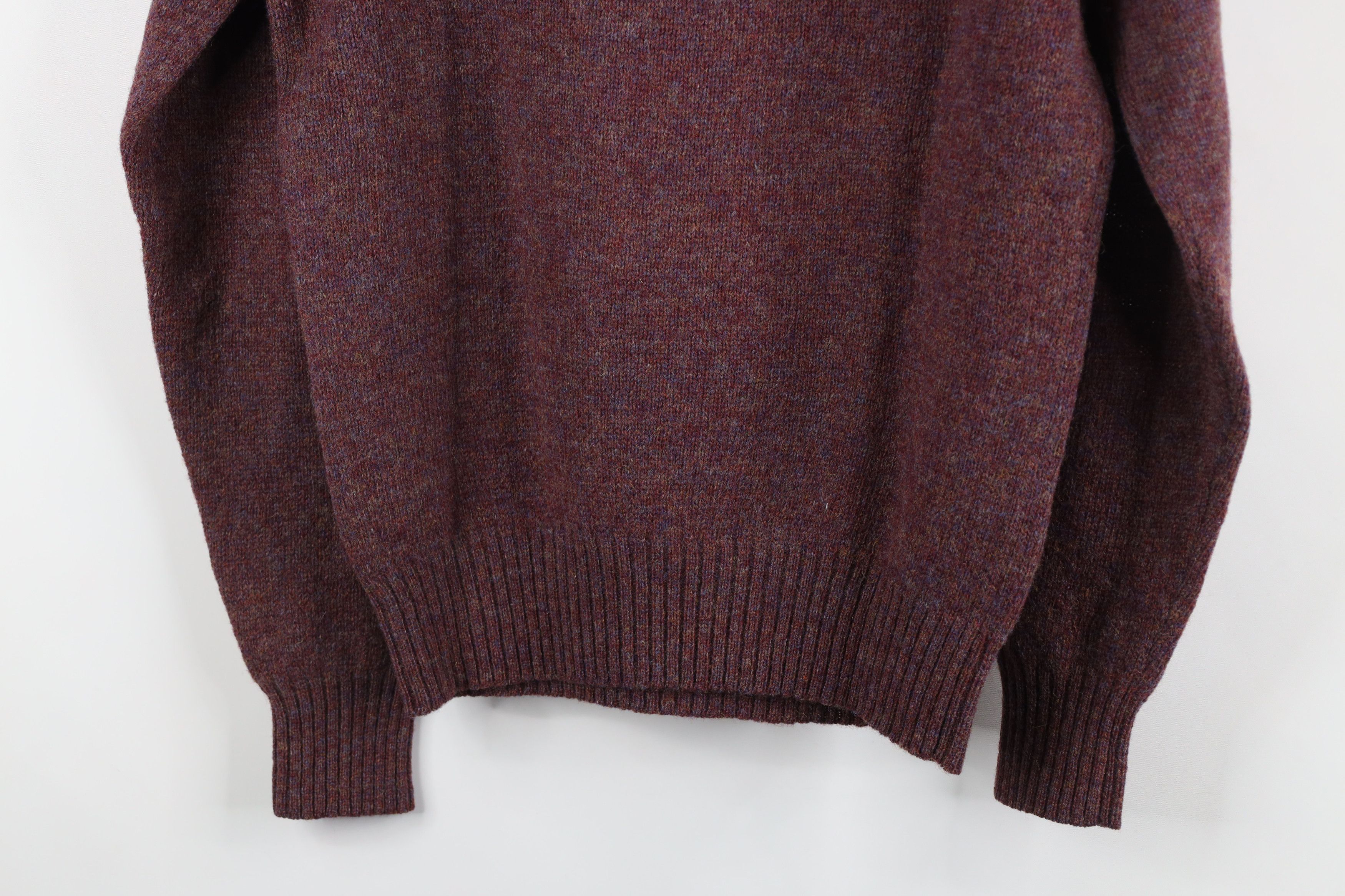 Vintage Vintage 70s Streetwear Wool Knit Argyle Diamond Sweater Size M / US 6-8 / IT 42-44 - 9 Thumbnail