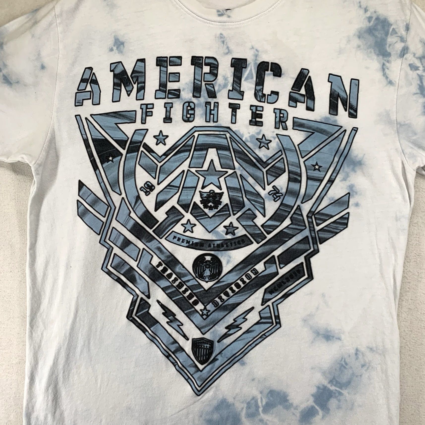 Vintage VINTAGE American Fighter Men T-shirt Athletic Short Sleeve Crew Neck MMA Graphic 2020s Size US M / EU 48-50 / 2 - 2 Thumbnail