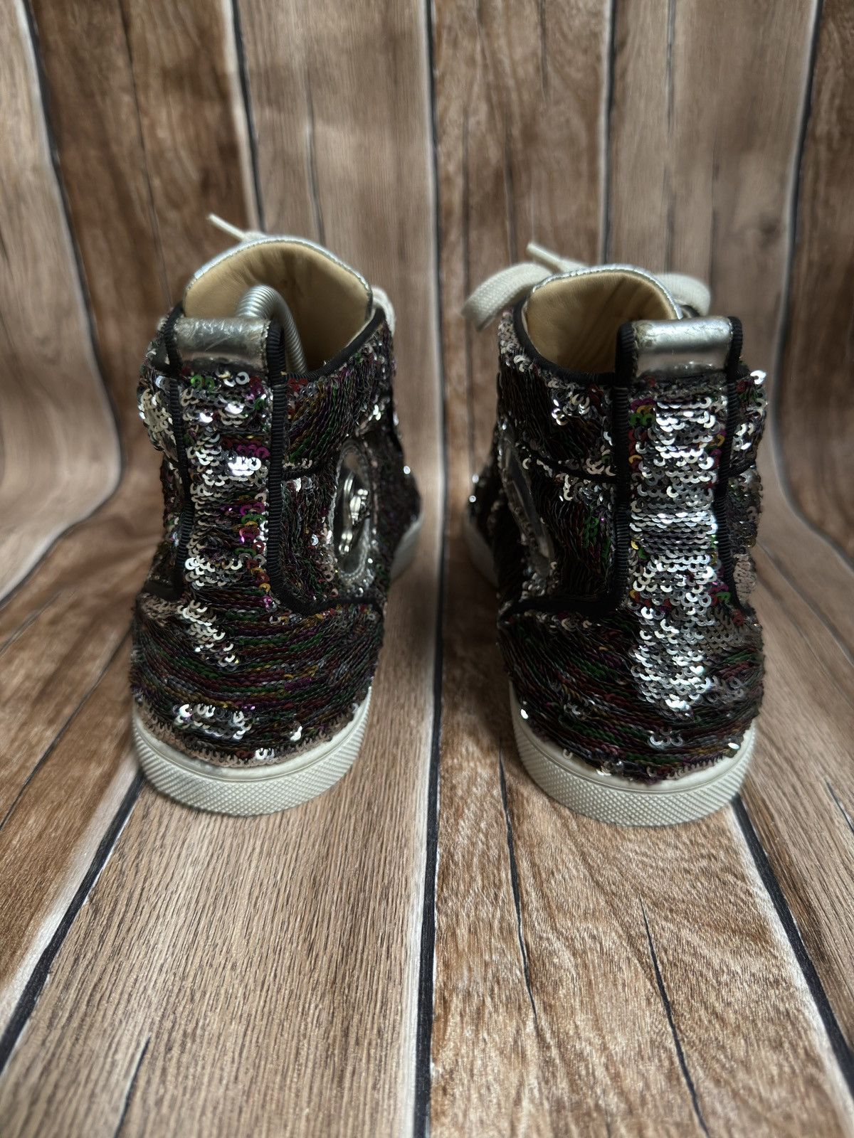Christian Louboutin ❤️🔥Bip bip sequin trainers Size US 7.5 / IT 37.5 - 16 Thumbnail
