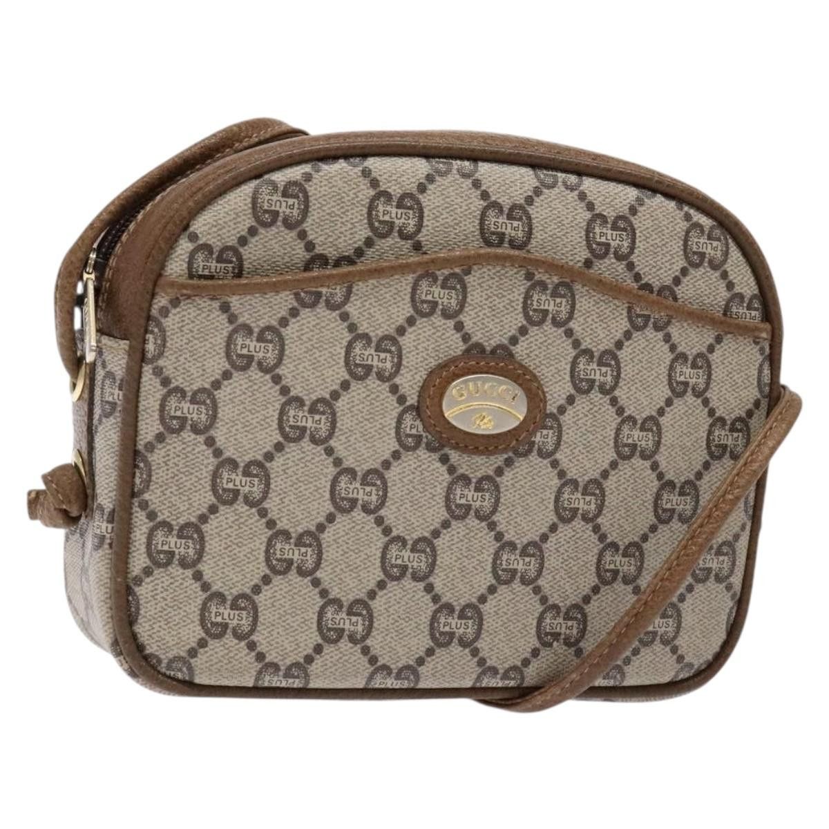 Gucci GUCCI GG Plus Supreme Shoulder Bag Pvc Beige Gold Size ONE SIZE - 1 Thumbnail