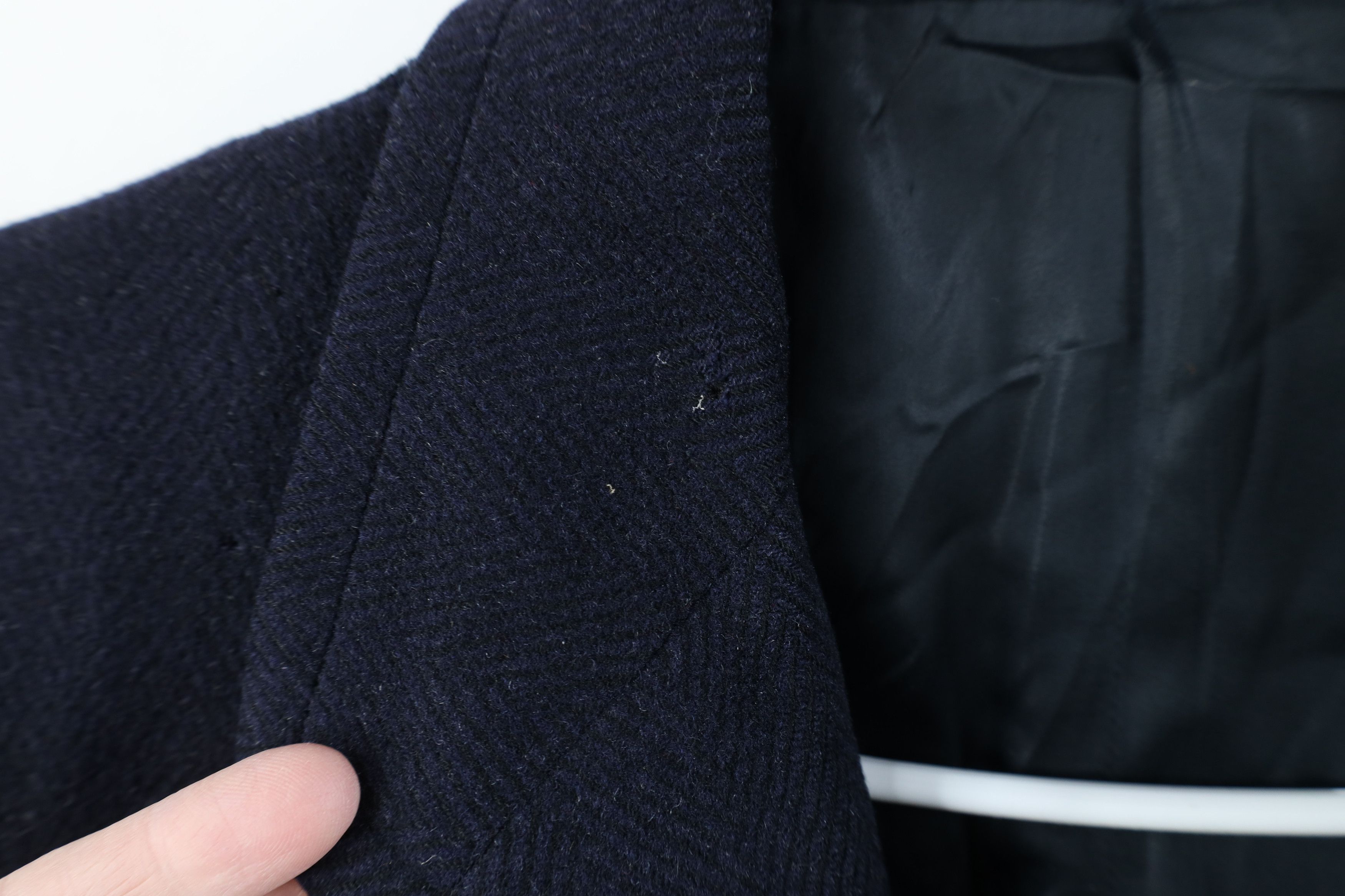 Vintage Vintage 50s 60s Rockabilly Heavy Herringbone Coat Jacket US Size US XXL / EU 58 / 5 - 4 Thumbnail