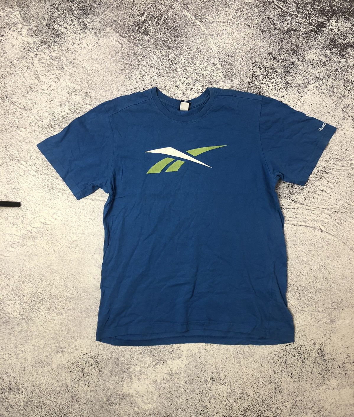 Reebok × Vintage Vintage T-shirt Reebok size L y2k rare casual drill ykk Size US L / EU 52-54 / 3 - 1 Thumbnail