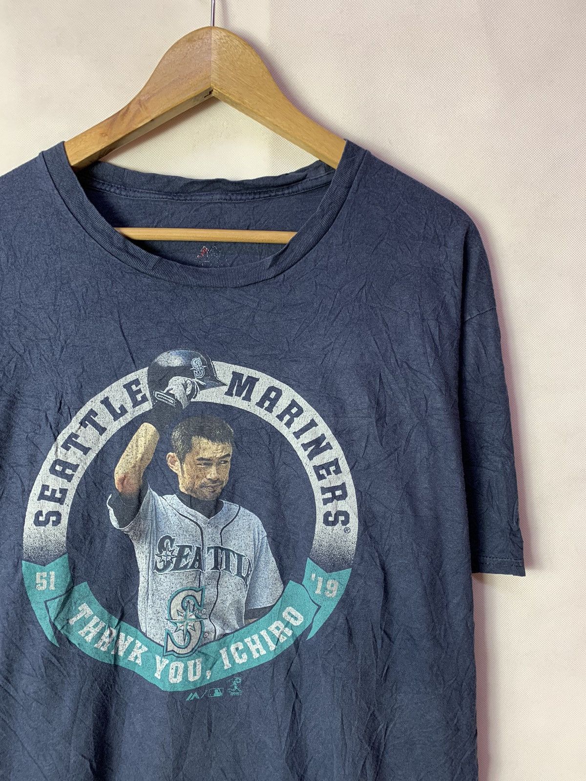 Majestic 🔥Seattle Mariners Majestic MLB Ichiro Legend Tee Size US L / EU 52-54 / 3 - 3 Thumbnail