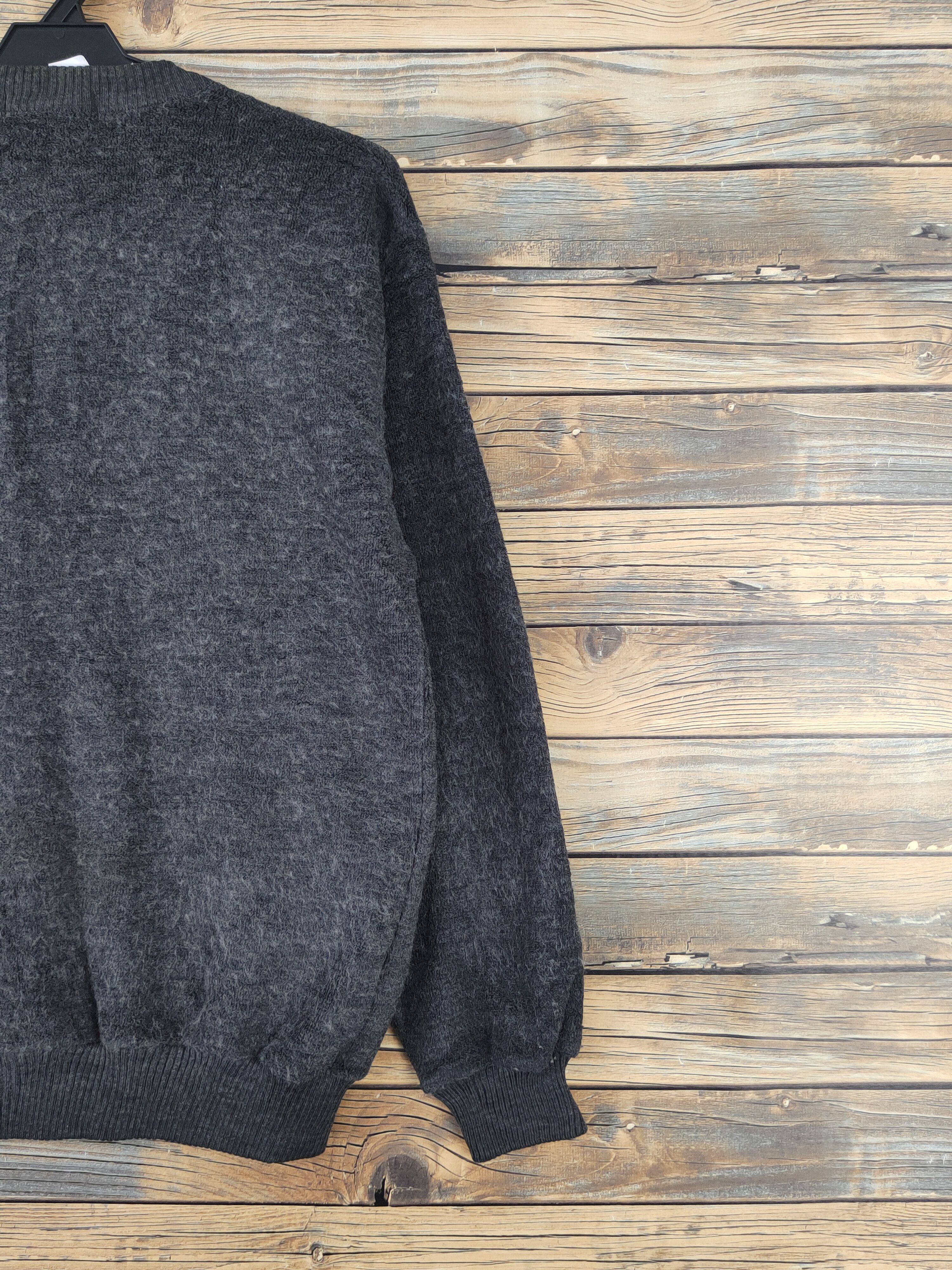 Lindbergh Lindbergh made in Japan vtg Black Knitwear Cardigan #W1825 Size US M / EU 48-50 / 2 - 10 Thumbnail