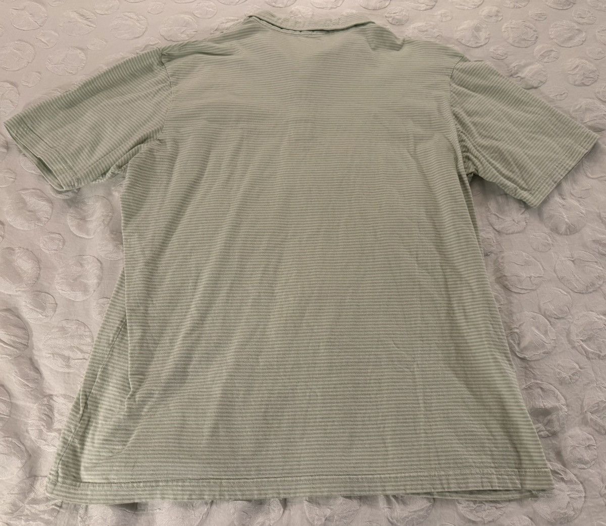 johnnie-O Johnnie-O Green Striped Short Sleeve Polo West Coast Prep Size US XL / EU 56 / 4 - 5 Thumbnail