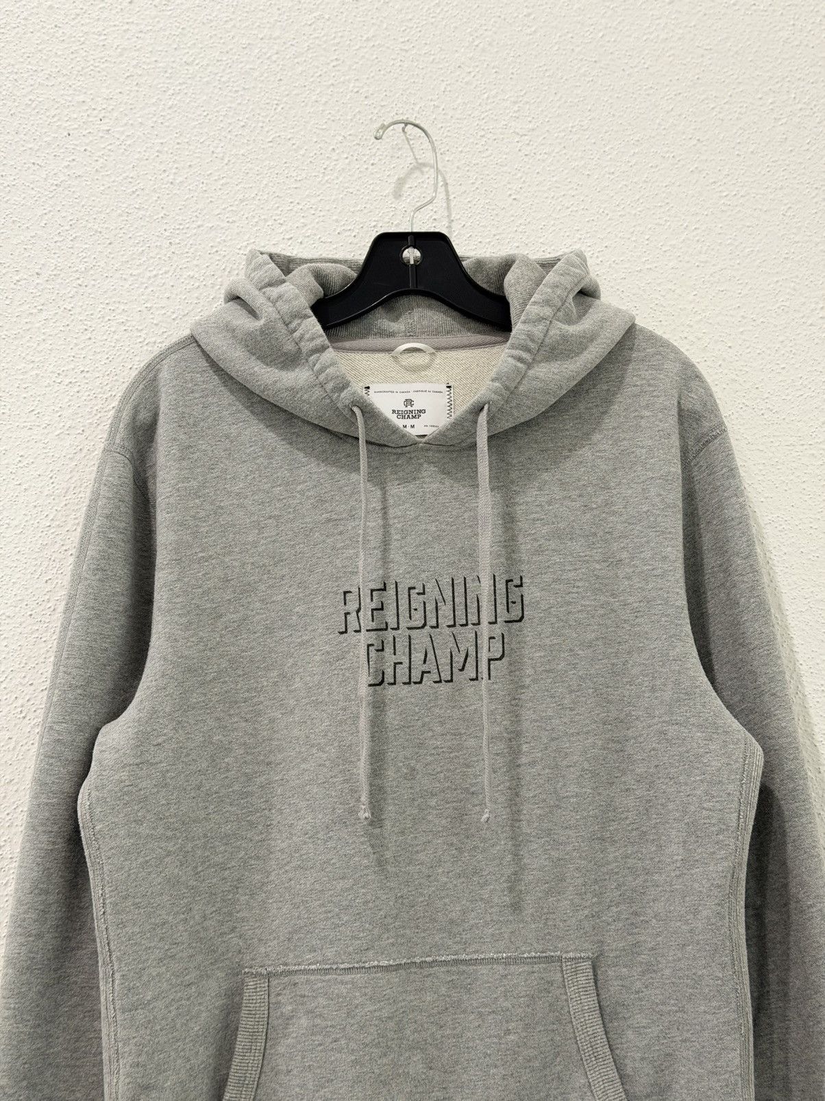Reigning Champ Reigning Champ Midweight French Terry Hoodie Medium Spellout Size US M / EU 48-50 / 2 - 2 Thumbnail