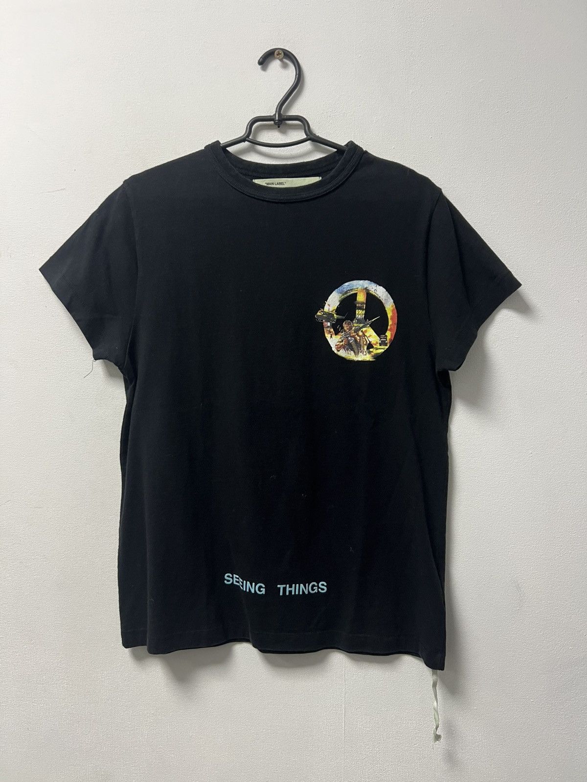 Off-White Off-White T-Shirt Big Logo Luxury Hype Rare Size US S / EU 44-46 / 1 - 1 Thumbnail