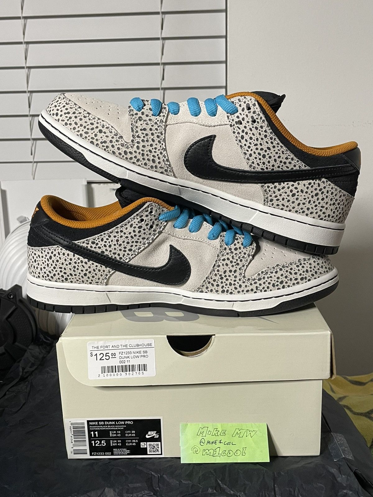 Nike Nike Dunk SB Low Electric Pack Olympics Safari sz 11 flash Size US 11 / EU 44 - 11 Thumbnail
