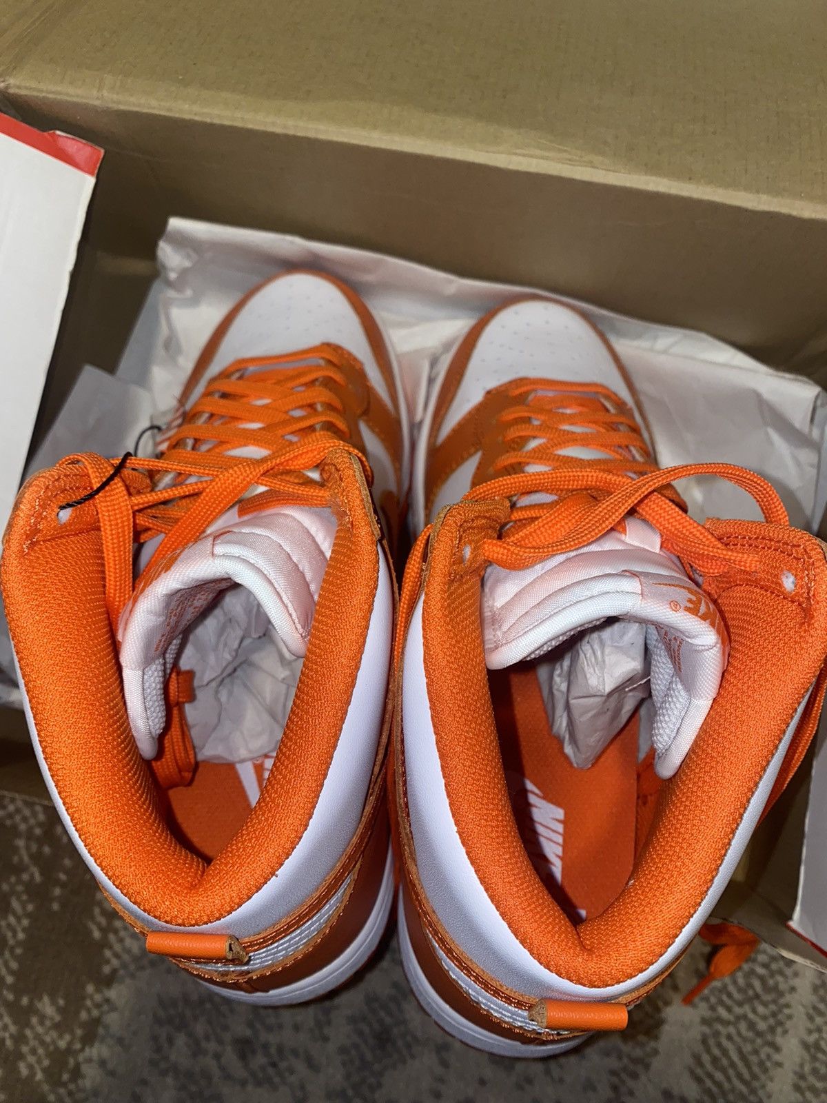 Nike Nike Dunk High Retro Syracuse ($📦 on depop) Size US 8 / EU 41 - 5 Thumbnail