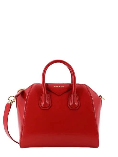 GIVENCHY Antigona Mini Vermillon Leather Handbag New