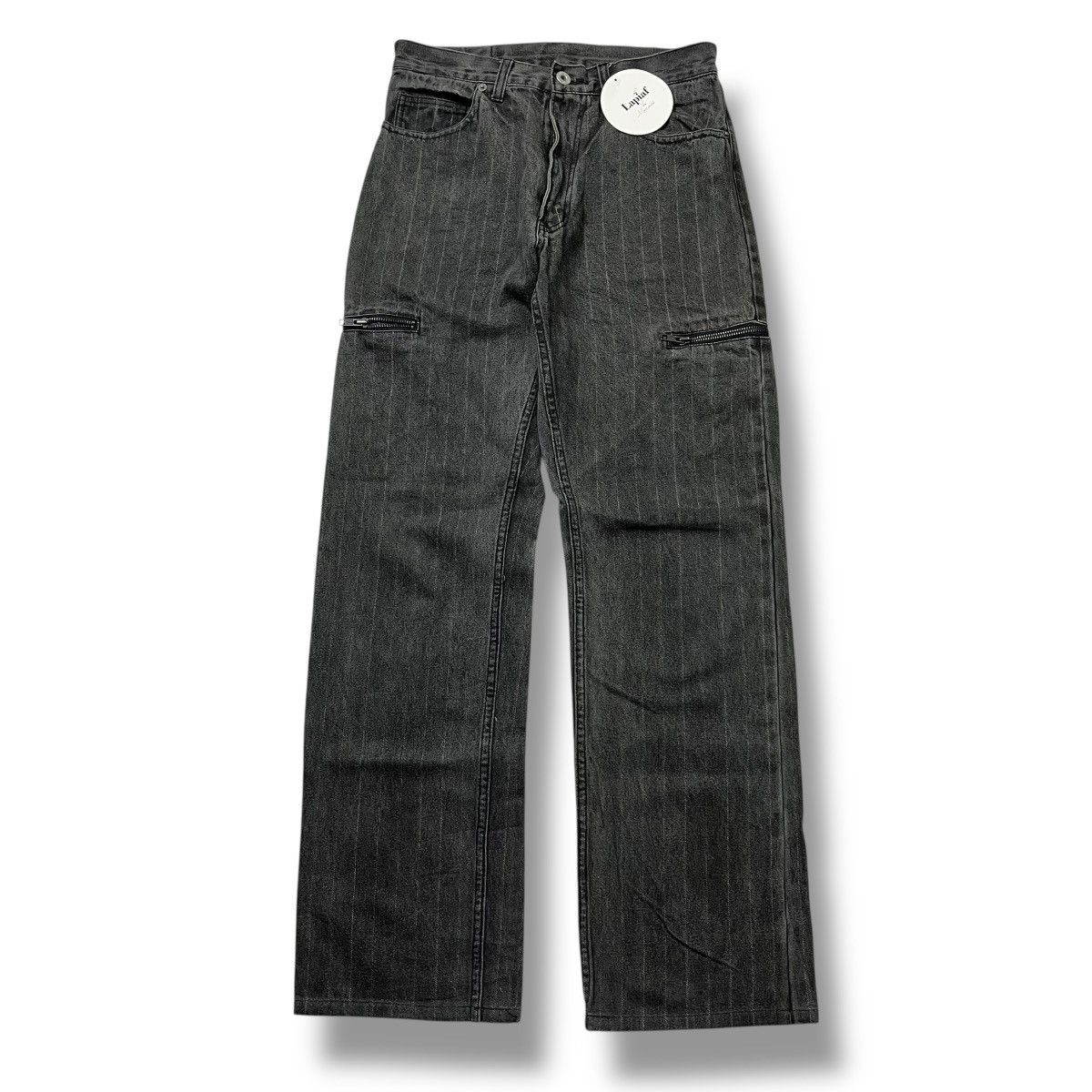 PPFM Archive PPFM Japan Pinstripe Denim Pants Size US 27 - 2 Thumbnail