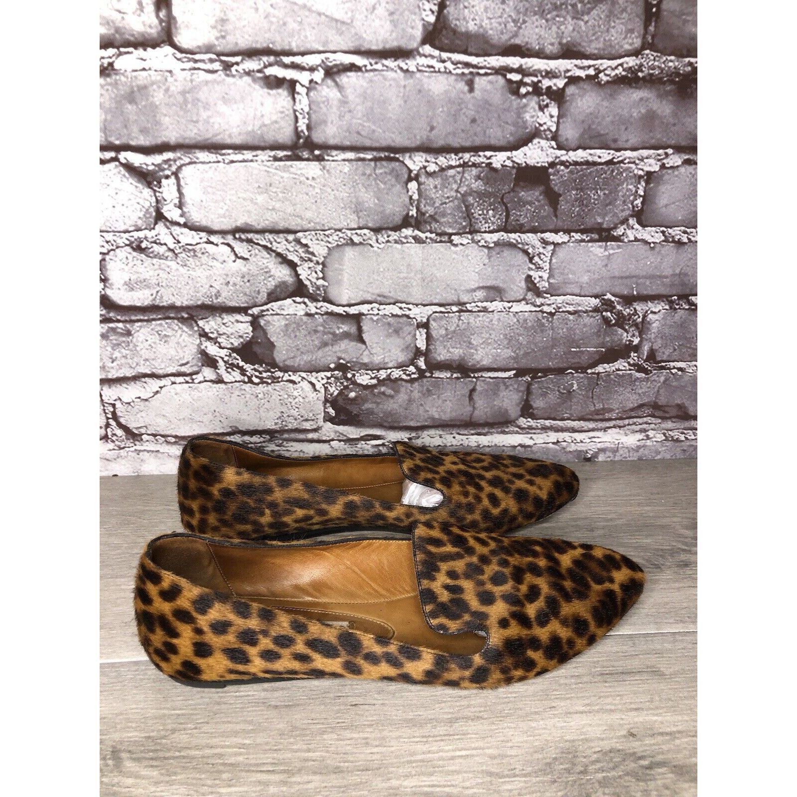 Veronica Beard VERONICA BEARD Griffin Leopard Real Calf Fur Loafers Shoes W Size US 10.5 / IT 40.5 - 12 Thumbnail