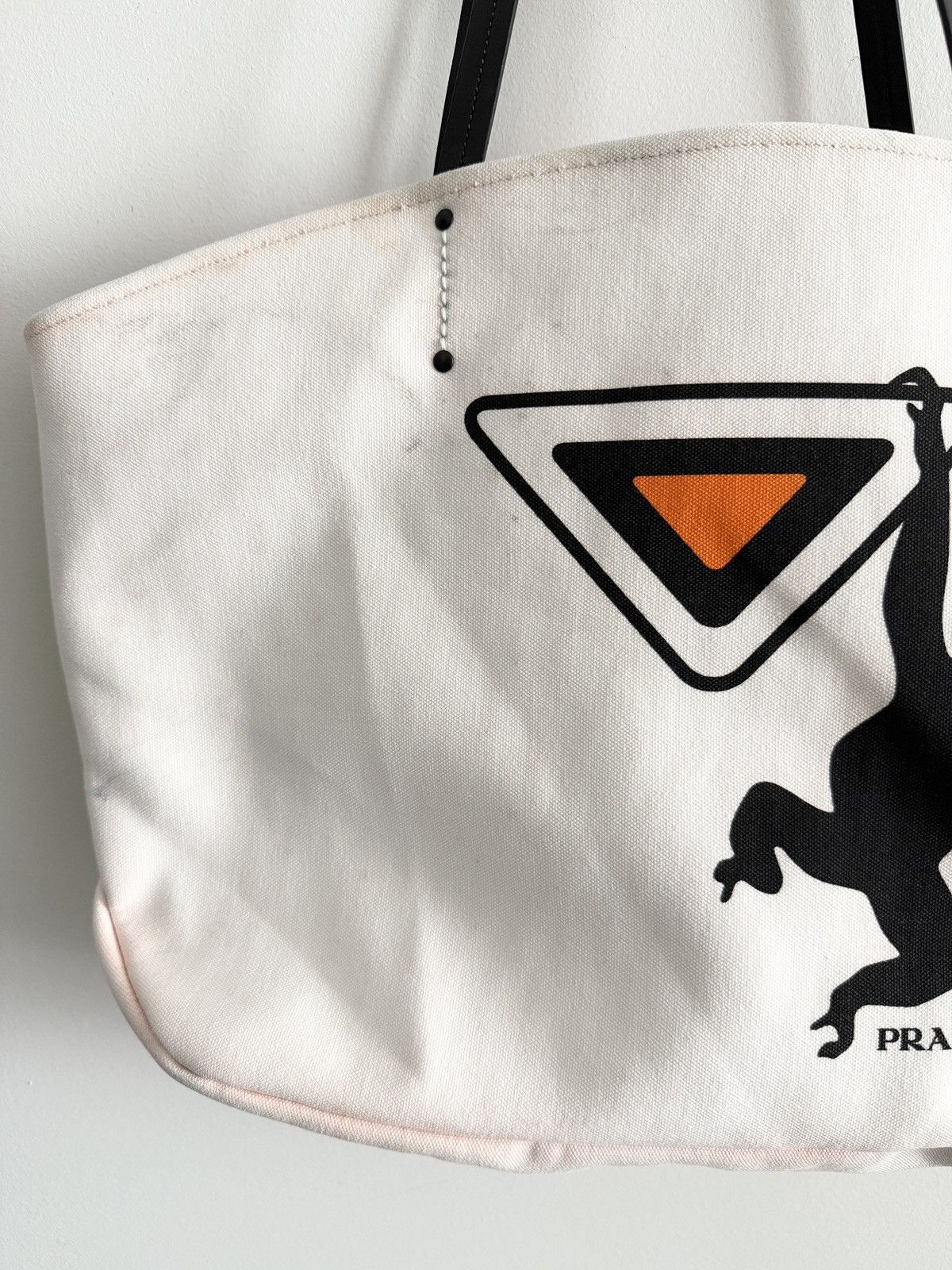 Prada STEAL! 2018 Prada Canapa Monkey-Print Tote Bag Size ONE SIZE - 5 Thumbnail