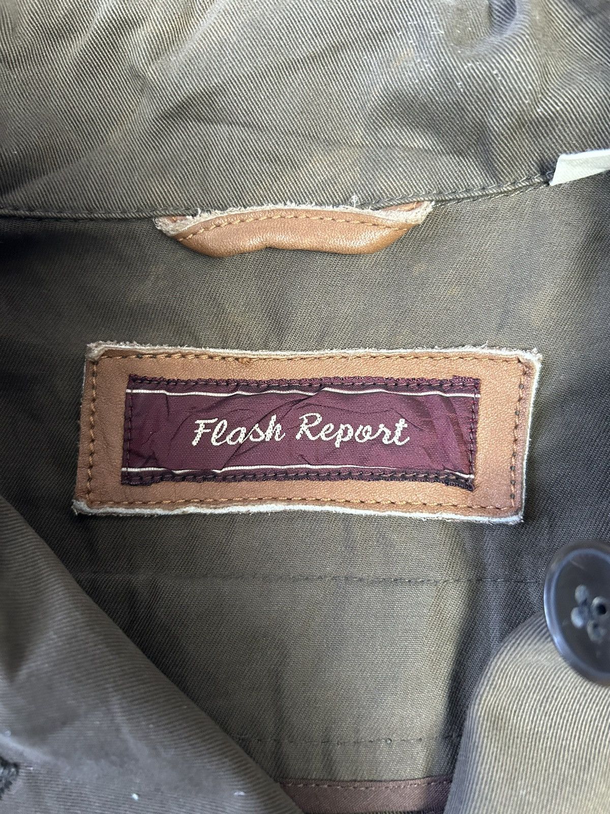 Japanese Brand FLASH REPORT COTTON JACKET Size M / US 6-8 / IT 42-44 - 5 Thumbnail
