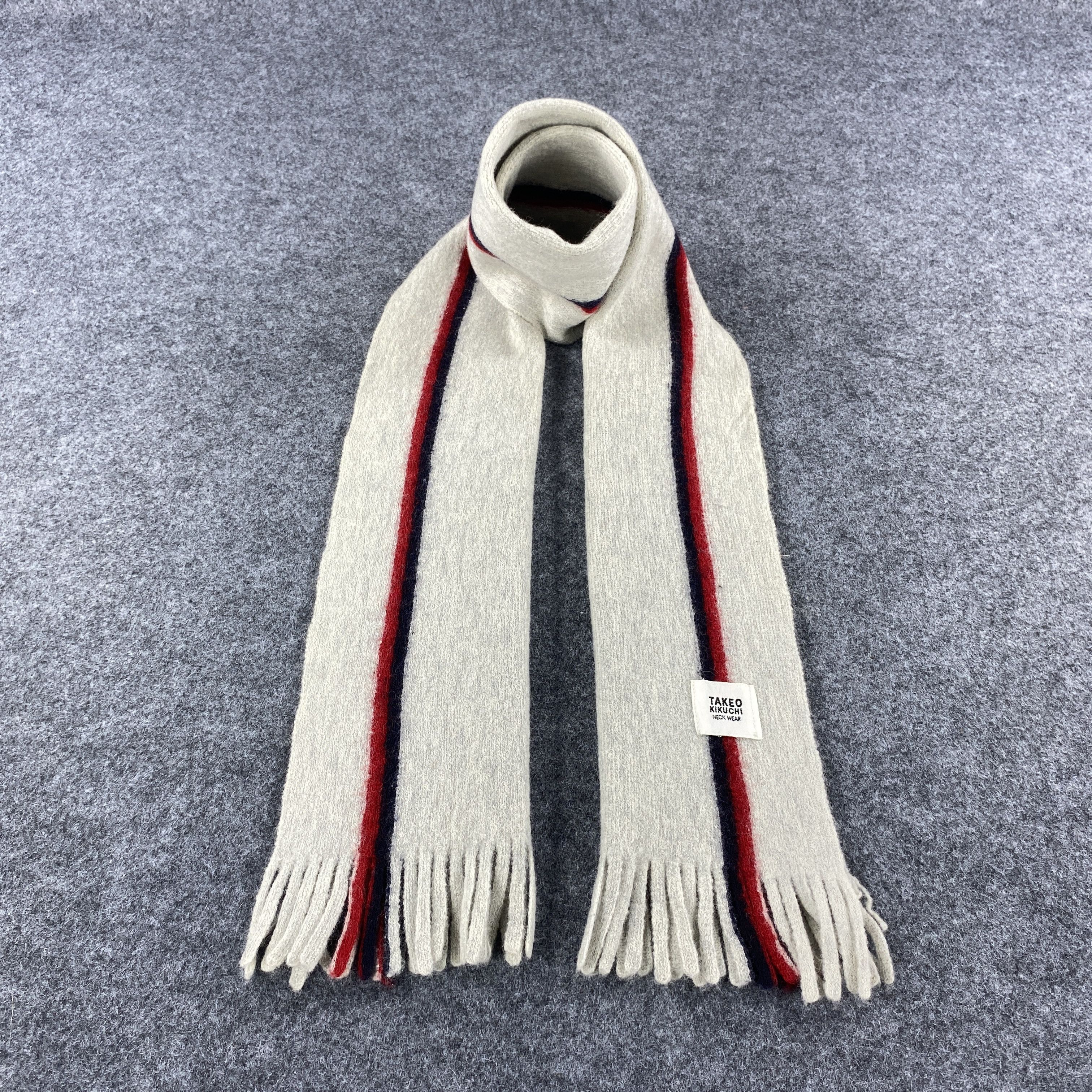 Takeo Kikuchi × Vintage Takeo Kikuchi Scarf # Muffler # Neckwear # D523 Size ONE SIZE - 1 Thumbnail