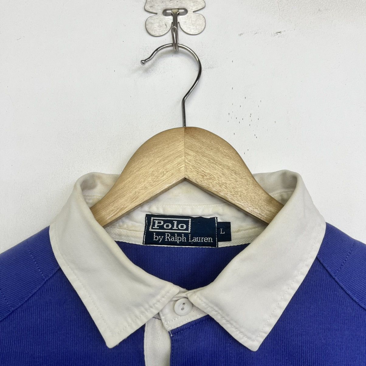 Polo Ralph Lauren POLO RALPH LAUREN VINTAGE RUGBY HEAVYWEIGHT COTTON SHIRT Size US L / EU 52-54 / 3 - 3 Thumbnail
