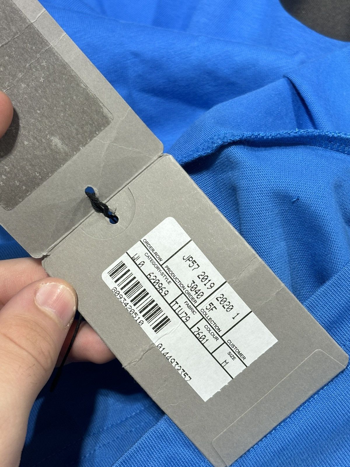 Balenciaga Balenciaga MasterCard Blue Tee Size US M / EU 48-50 / 2 - 6 Thumbnail
