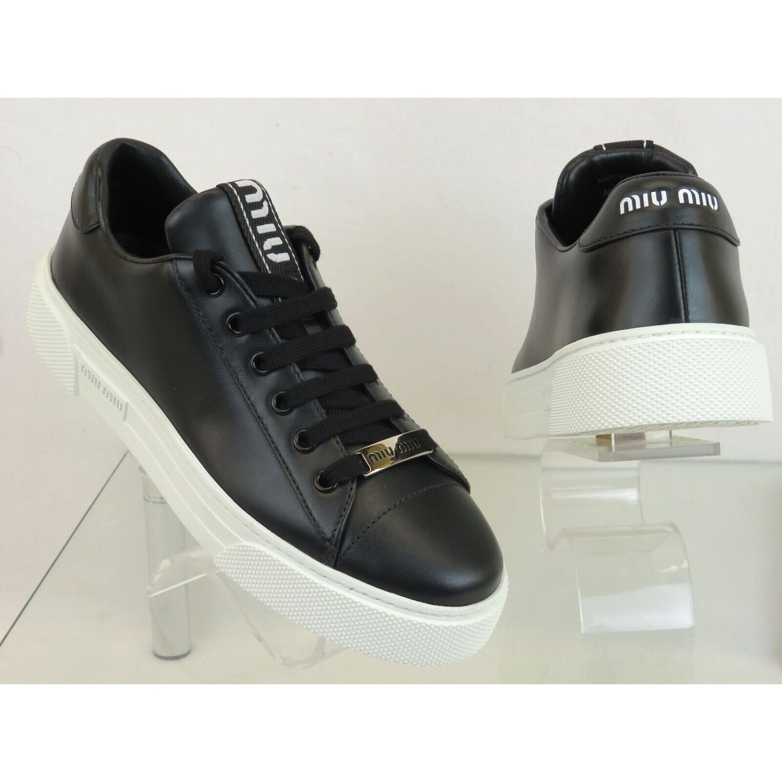 New Balance Miu Miu White Platform Sneakers MIU MIU White