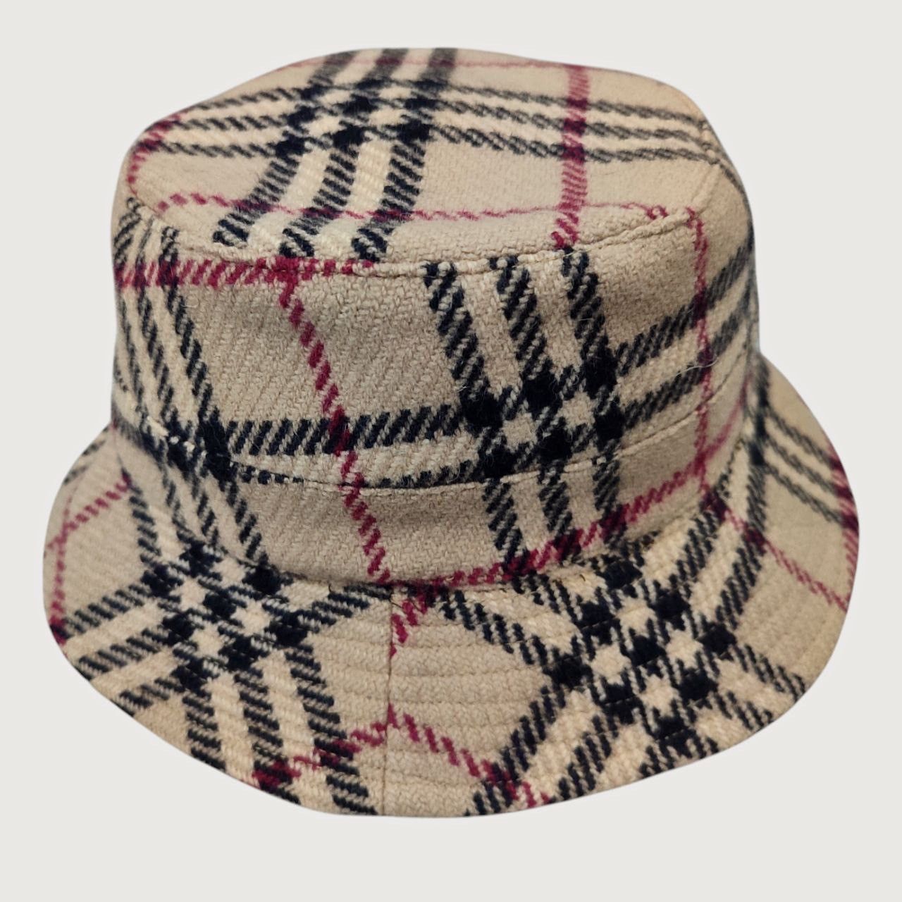 Burberry × Vintage Vintage Burberry wool bucket hat Size ONE SIZE - 2 Thumbnail