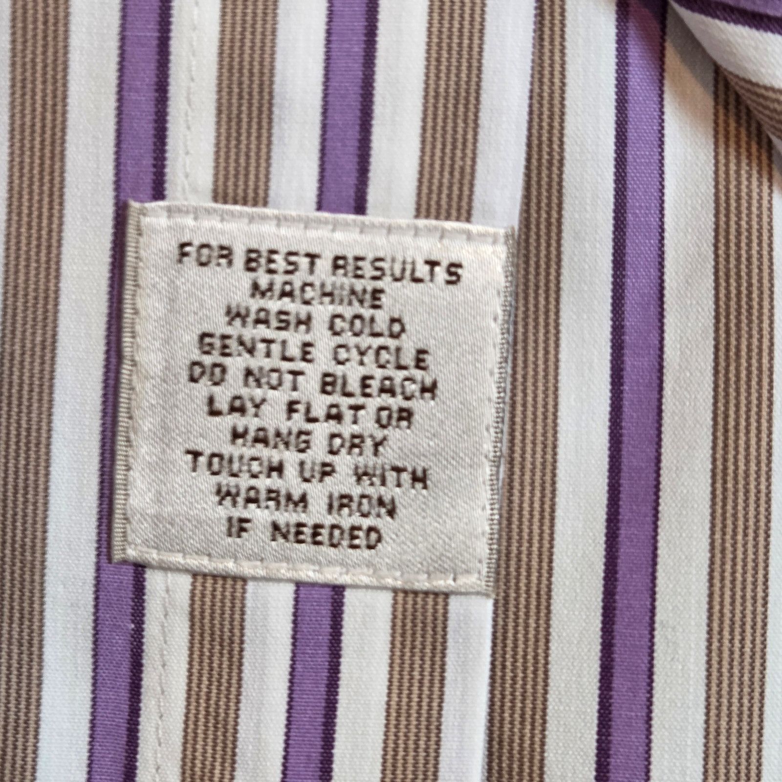 Peter Millar Peter Millar XL Cotton Stripe Button Down Shirt Size US XL / EU 56 / 4 - 4 Thumbnail