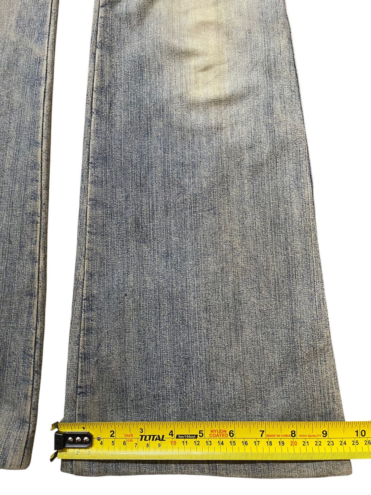 If Six Was Nine Vintage Japanese Brand Blue Faded Wash Style Flared Jeans Size US 28 / EU 44 - 16 Thumbnail