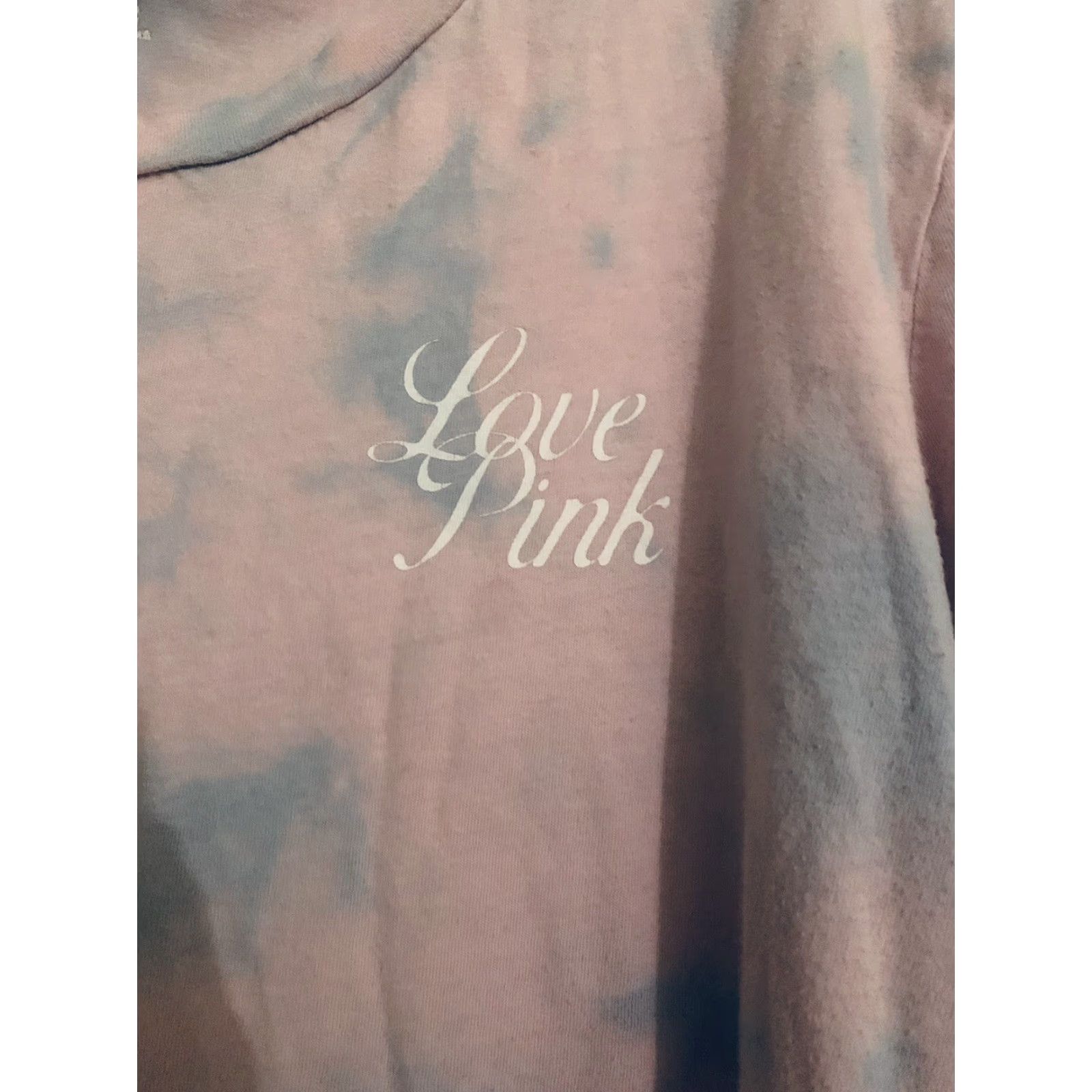 Victoria's Secret Victoria's Secret PINK Crew T-Shirt Logo Cotton Size Large T-Shirt Short Sleeve Womens Hip Length Multicolor Logo Size L / US 10 / IT 46 - 2 Thumbnail