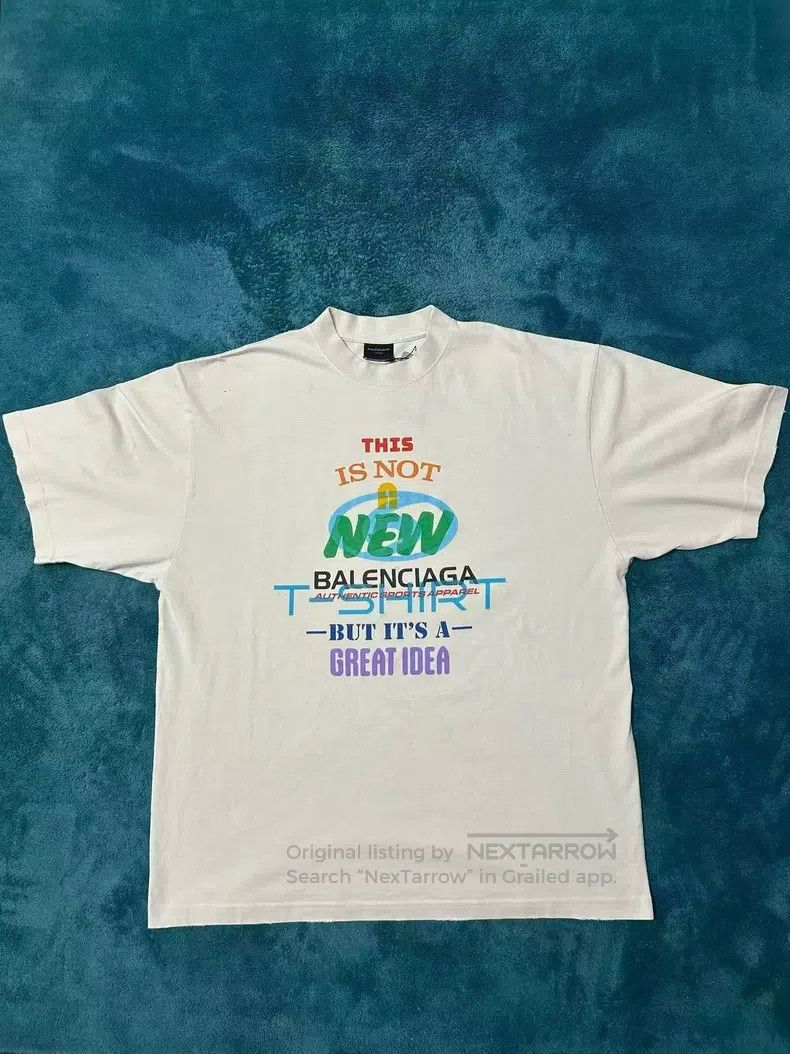 Balenciaga Balenciaga Multi-Element Logo Short Sleeve, White Size US L / EU 52-54 / 3 - 1 Thumbnail