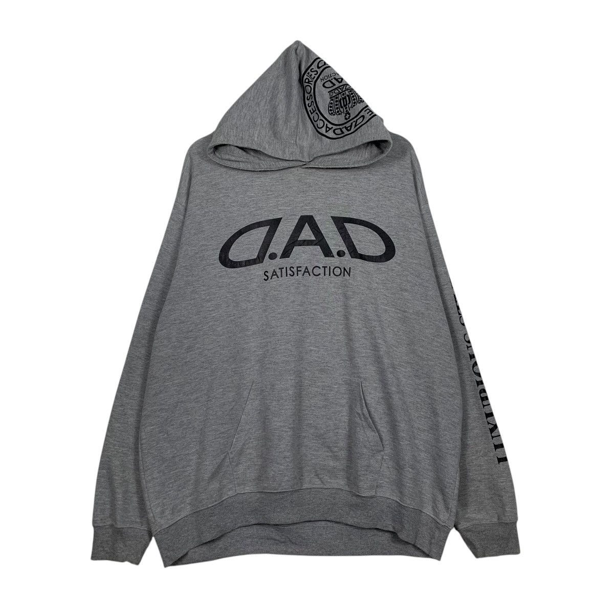 Japanese Brand DAD Satisfaction Spellout Pullover Hoodie Size US L / EU 52-54 / 3 - 1 Thumbnail