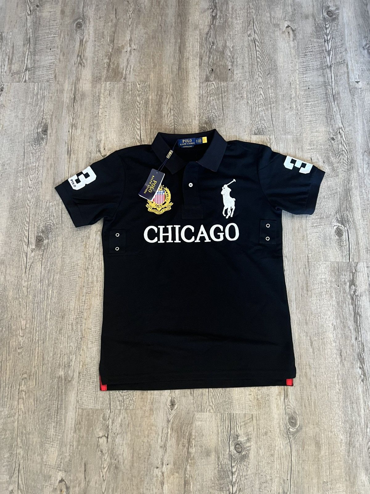 トップス POLO RALPH LAUREN CHICAGO POLO SHIRT M Polo Ralph Lauren × Vintage Polo Ralph Lauren “CHICAGO