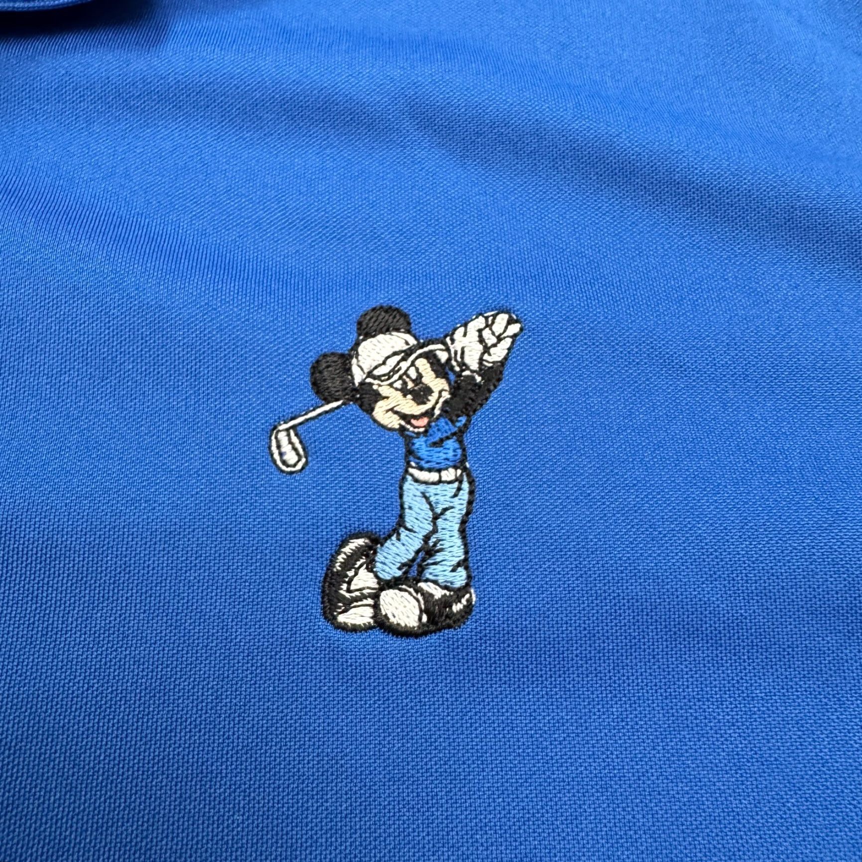 Nike Nike Golf Polo Shirt Mens XL Blue Mickey Mouse Dri-Fit Disney Parks Cartoon Logo All Seasons Breathable Size US XL / EU 56 / 4 - 5 Thumbnail