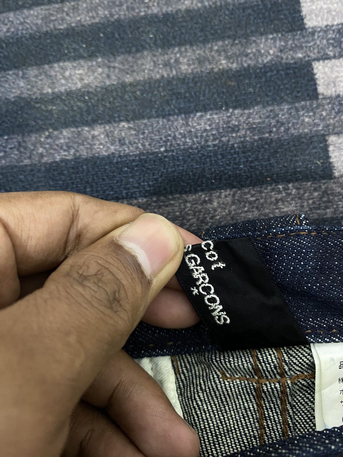 Comme des Garcons Y2k COMME DES GARCONS 2/3 DENIM PANTS Size 30" / US 8 / IT 44 - 6 Thumbnail