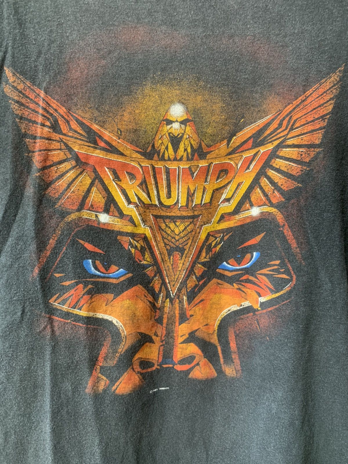 Band Tees × Vintage 1983 TRIUMPH never surrender tour tee Size US M / EU 48-50 / 2 - 2 Thumbnail