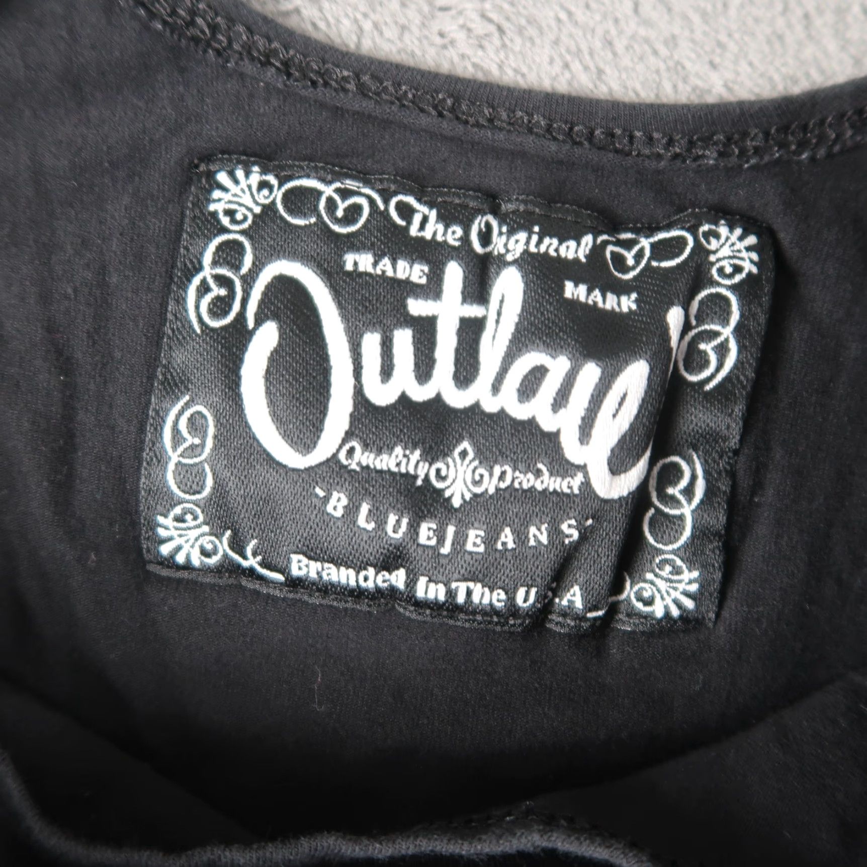 Vintage VINTAGE Outlaw Bodysuit Women Small Black 90s Goth Cute Rock Steampunk Festival Size S / US 4 / IT 40 - 5 Thumbnail
