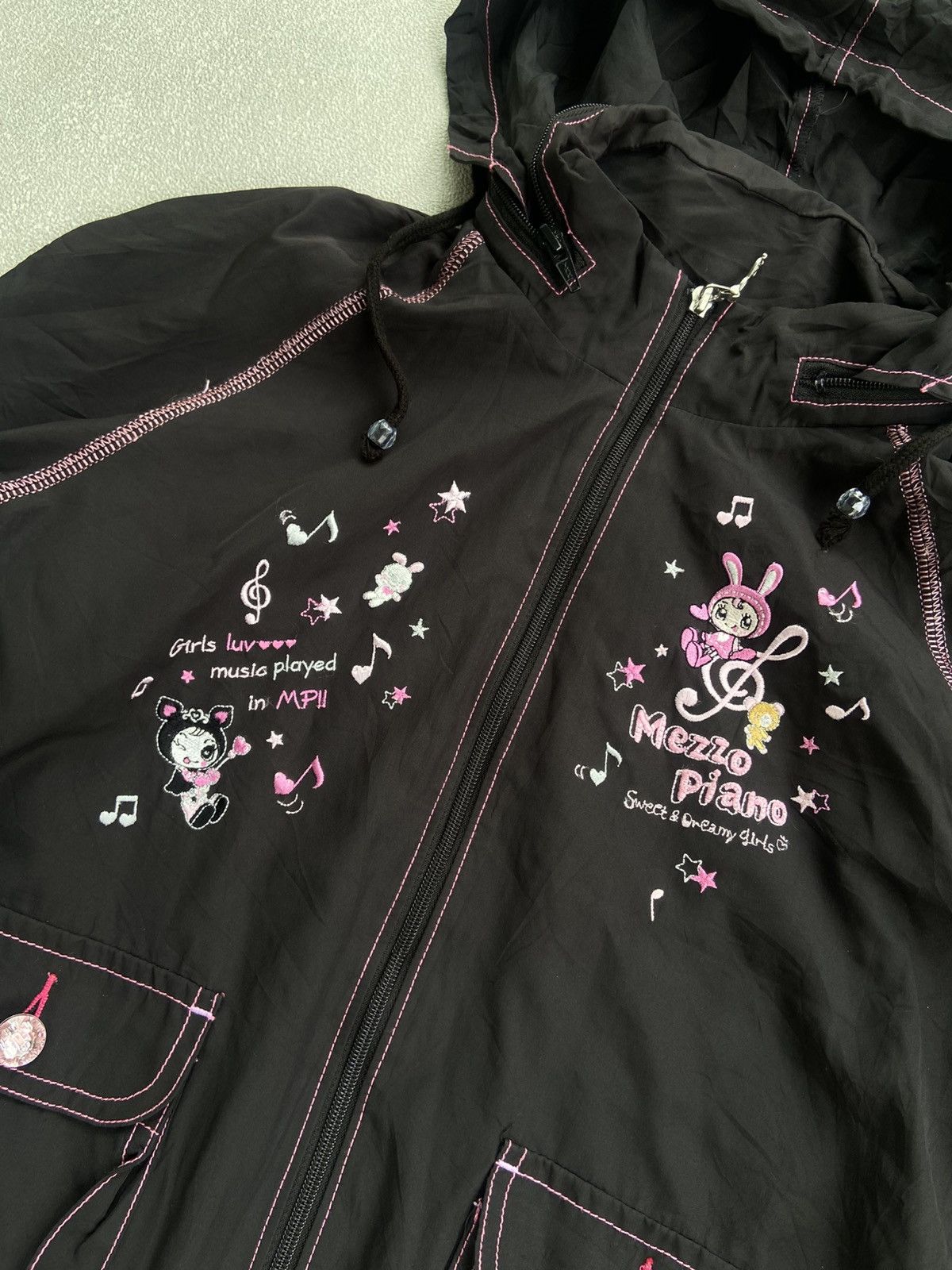 Angel Blue 1990s Mezzo Piano - Sweet Dream Girls Liner Jacket Size US S / EU 44-46 / 1 - 2 Thumbnail