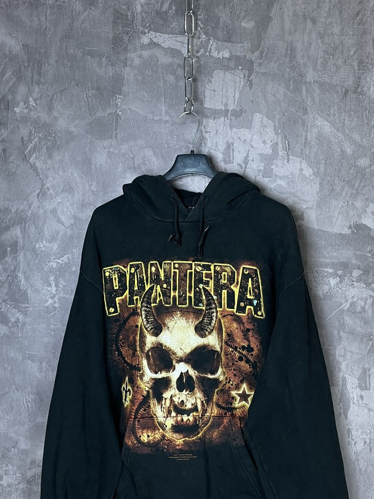 Band Tees × Vintage Vintage Pantera Unscarred Graphic Logo Print Black Hoodie Size US L / EU 52-54 / 3 - 2 Thumbnail