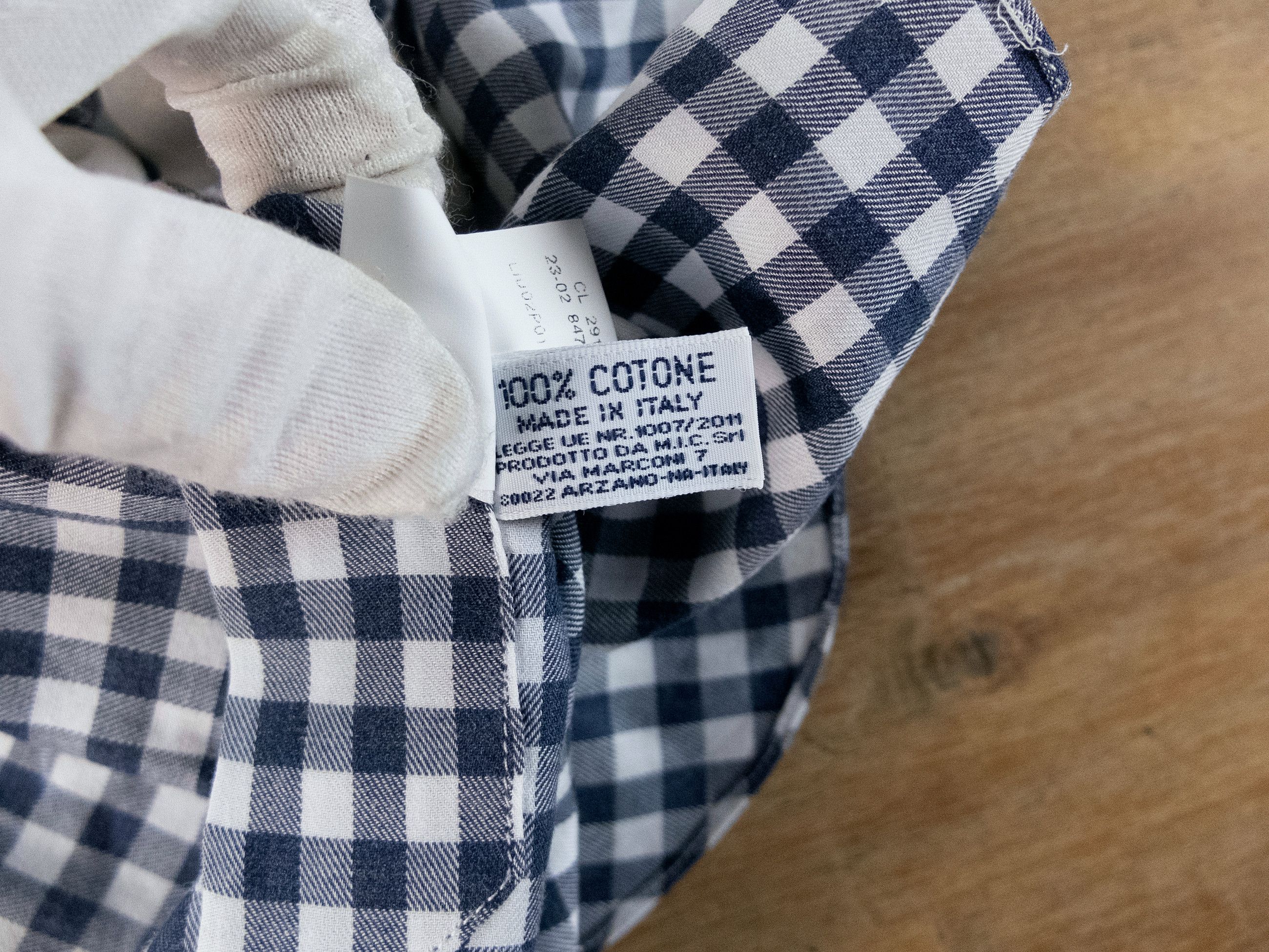 Barba Napoli BARBA Napoli Dandy Life blue white flannel cotton shirt 40 Size US M / EU 48-50 / 2 - 4 Thumbnail