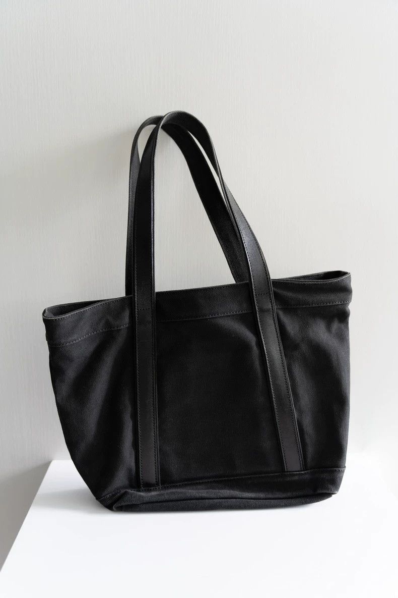 Yohji Yamamoto Yohji Yamamoto 12ss tote bag with leather straps bag Size ONE SIZE - 1 Thumbnail