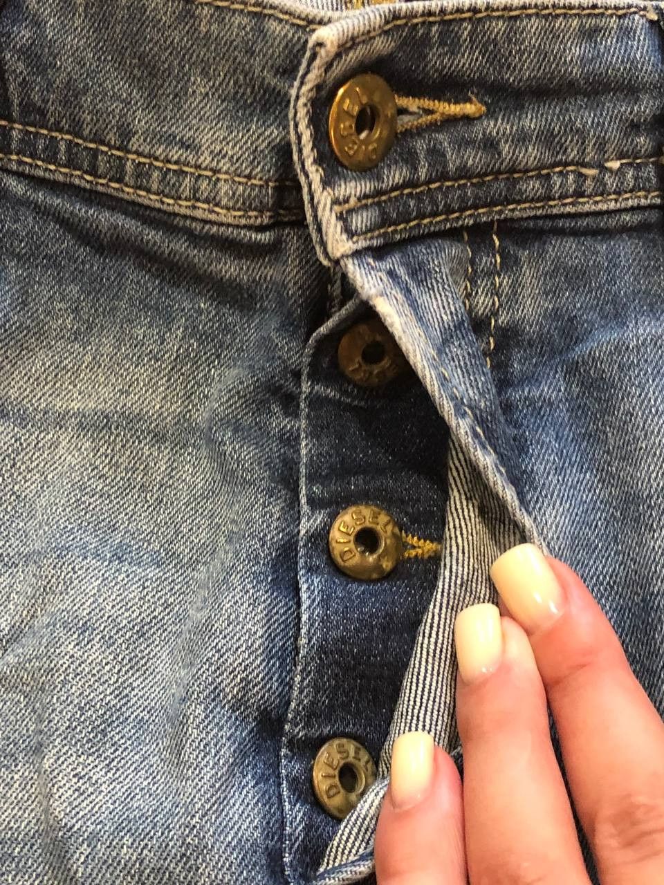 Diesel vintage blue jeans Diesel crazy Y2K size 33 streetwear Size US 33 - 14 Thumbnail