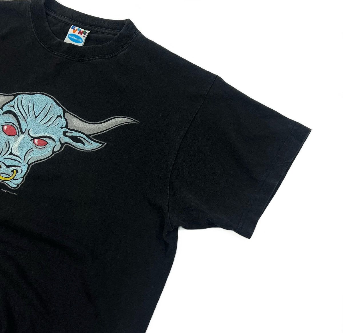 Vintage × WWE × WWF Vintage WWE WWF Wrestling 1998 T-Shirt The Rock Layin Size US M / EU 48-50 / 2 - 10 Thumbnail