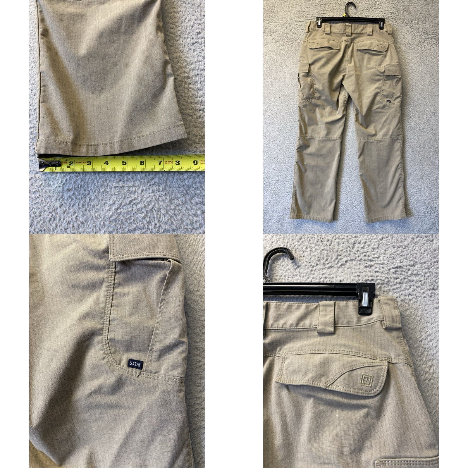Vintage 511 Tactical Pants Khaki 36x30 Regular Work Mens Stained Size US 36 / EU 52 - 8 Thumbnail