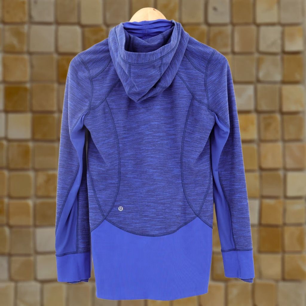 Lululemon Lululemon Women's On The Daily Hoodie Full Zip Heathered Deep Navy Sz 8 Size M / US 6-8 / IT 42-44 - 1 Thumbnail