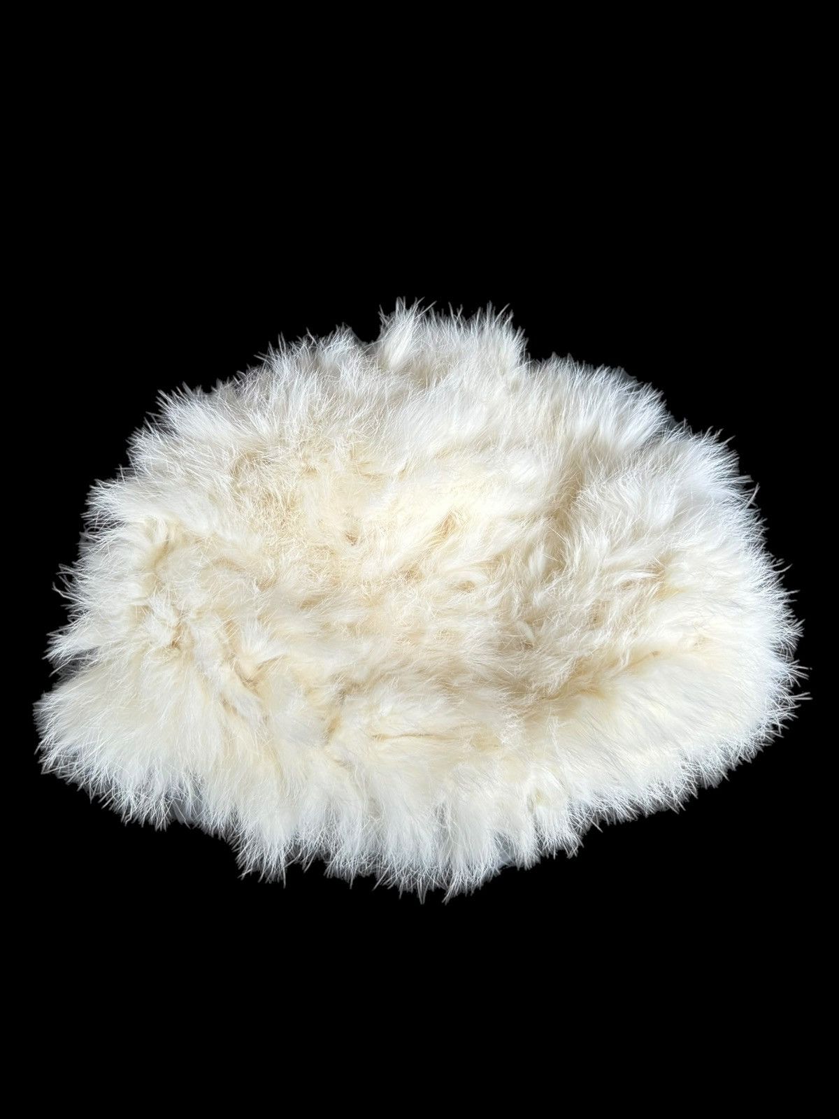 Japanese Brand × Kapital × Vintage Japanese Punk Bondage Style Mohair fur Fake Hair Beanie Hat Size ONE SIZE - 4 Thumbnail