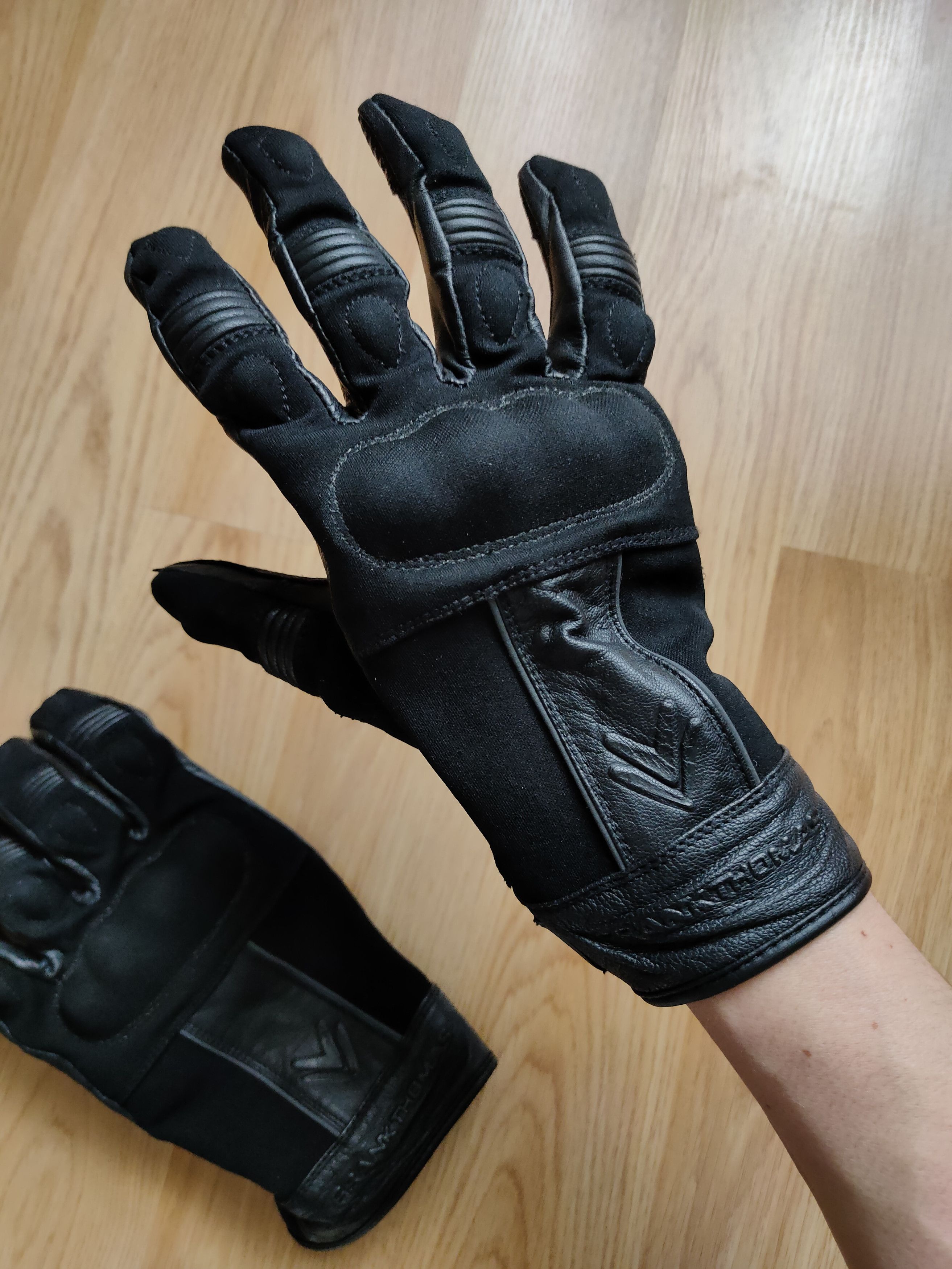 Alpinestars 🔥Frank Thomas Motorcycle Leather Gloves XL Size ONE SIZE - 8 Thumbnail