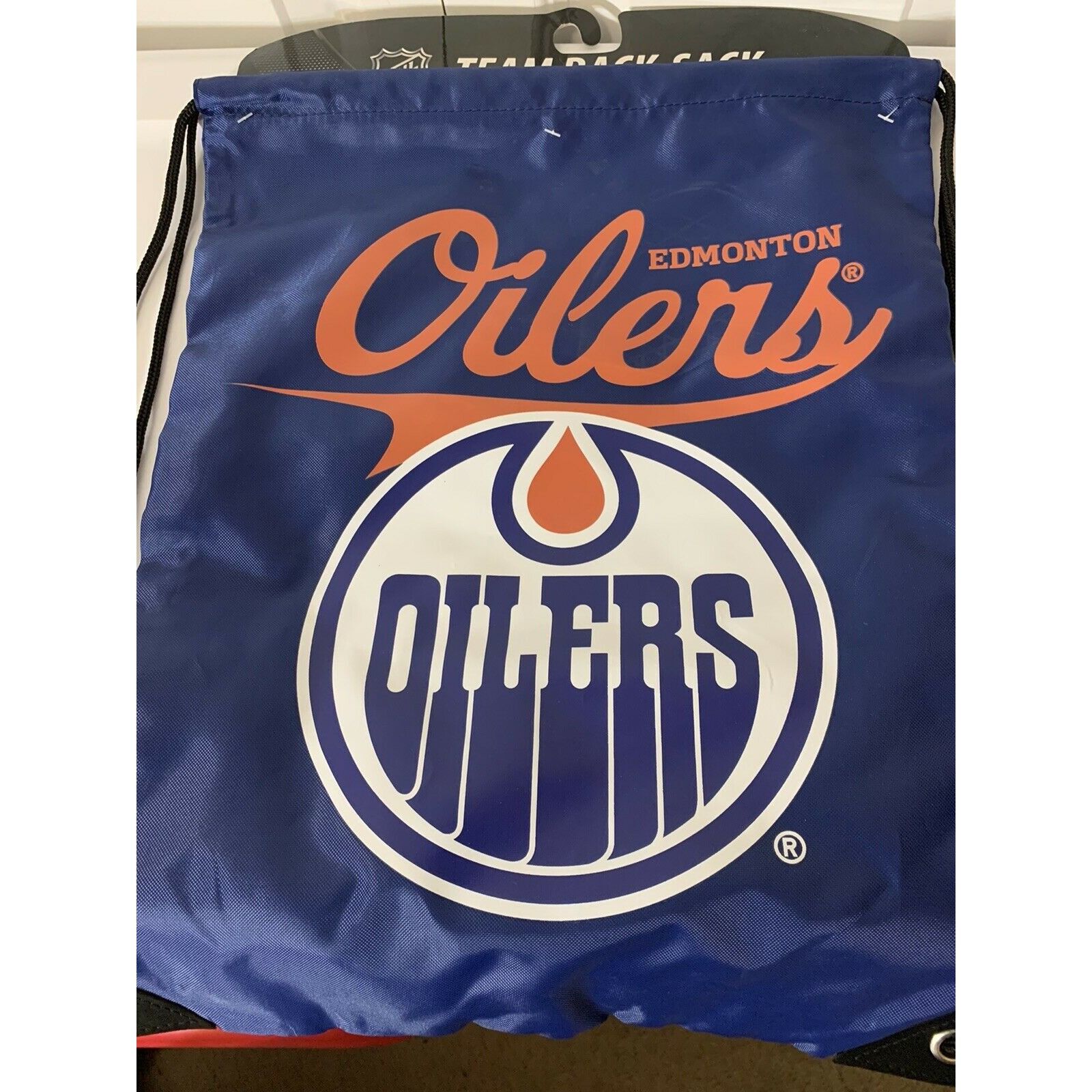 Other New Edmonton Oilers Officially Licensed NHL TEAM Back Sack T Size ONE SIZE - 3 Thumbnail