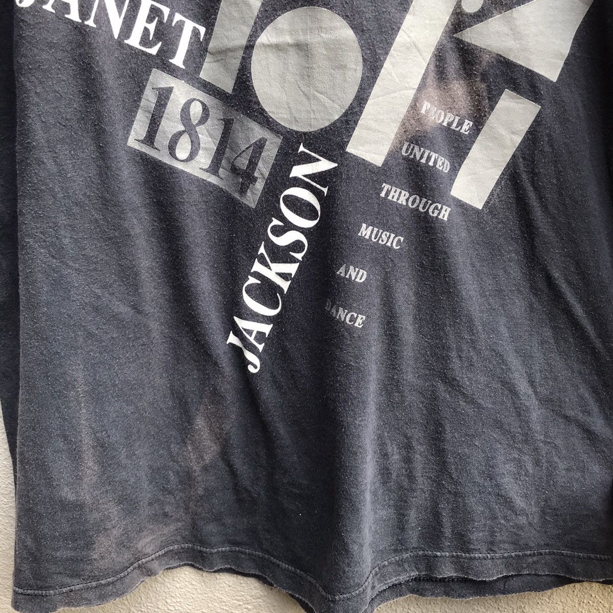Band Tees × Vintage Vintage 90s JANET JACKSON tee tour Size US L / EU 52-54 / 3 - 6 Thumbnail