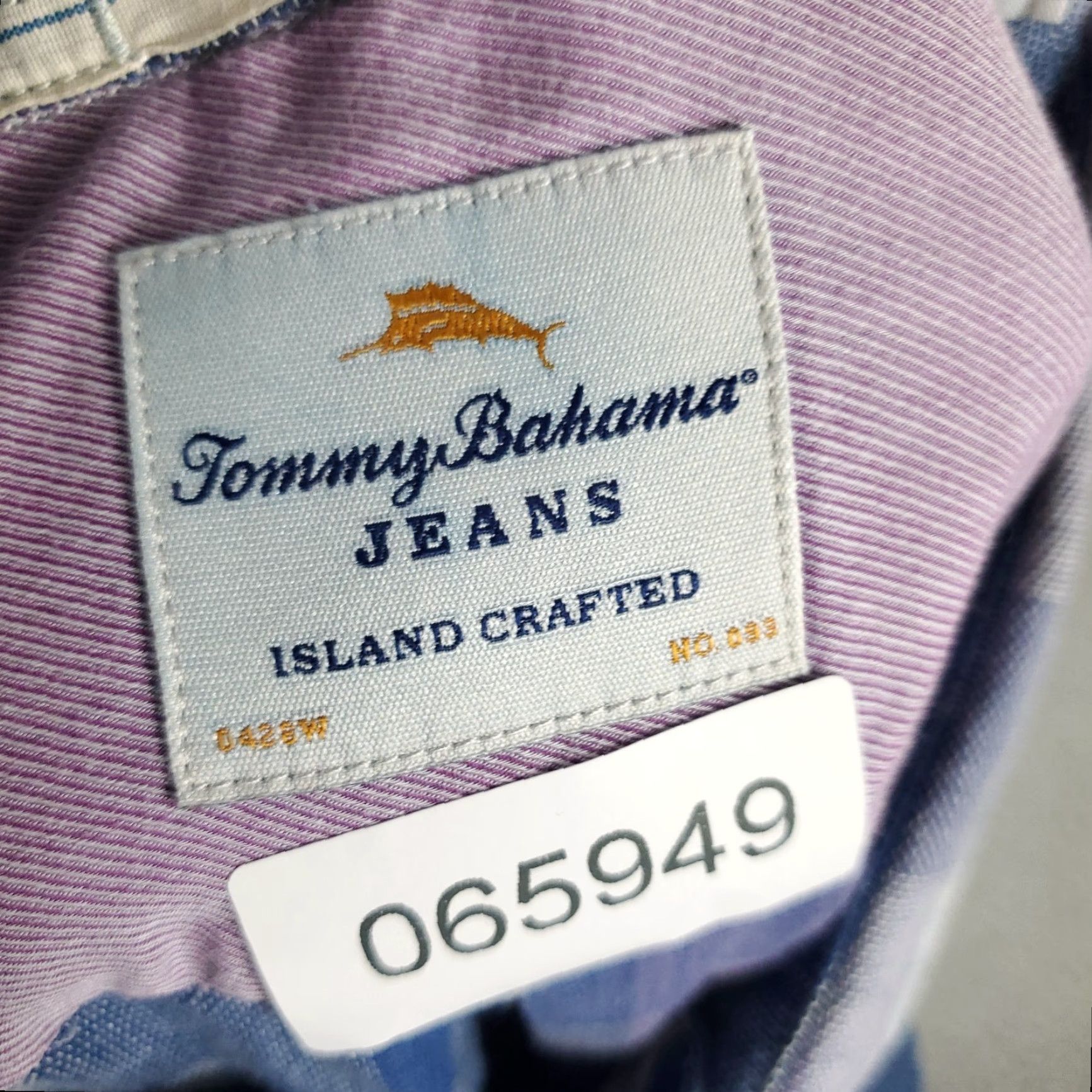 Tommy Bahama Tommy Bahama Shirt Mens 3XL Purple Blue Check Cotton Button-Up Long Sleeve Size US XXL / EU 58 / 5 - 8 Thumbnail