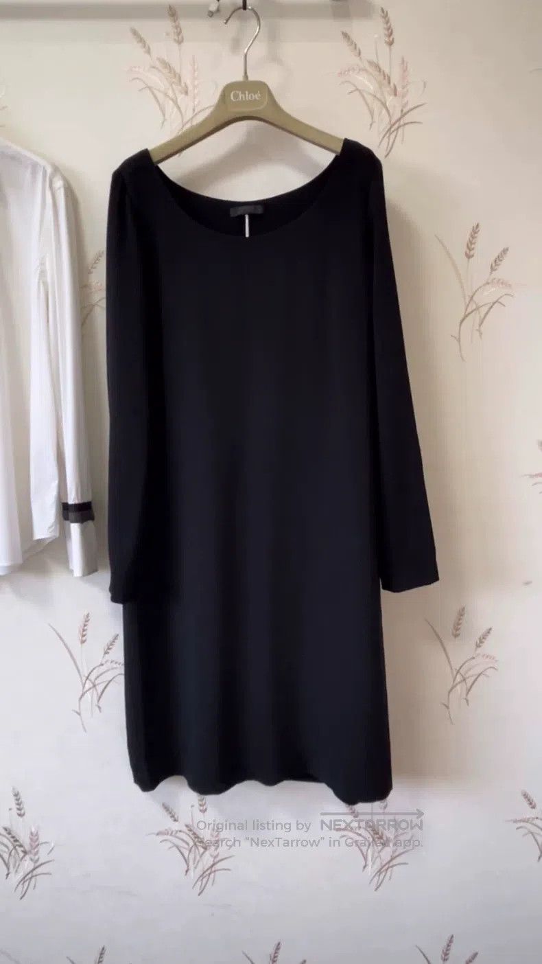 The Row The Row Black Minimalist Straight-Leg Dress Size M / US 6-8 / IT 42-44 - 1 Thumbnail